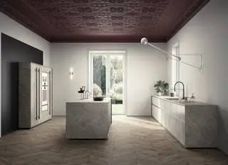 Эта текстура, вдохновленная итальянским серым мрамором, отличается простотой и элегантностью. Серый фон, изборожденный прожилками…