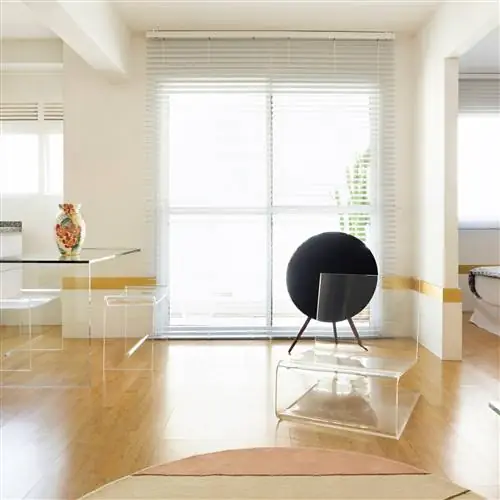 ПРОЗРАЧНАЯ мебель - ключ от квартиры 37 МЕТРОВ