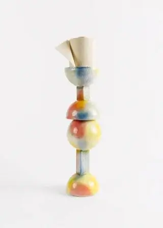 Глазурованная керамика в форме тотема - дизайн манси-шаха