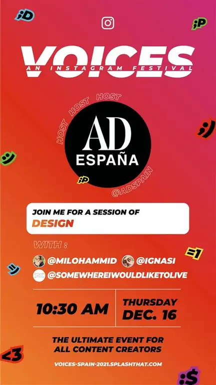 AD Spain приглашает вас на первое крупное мероприятие Instagram в Испании