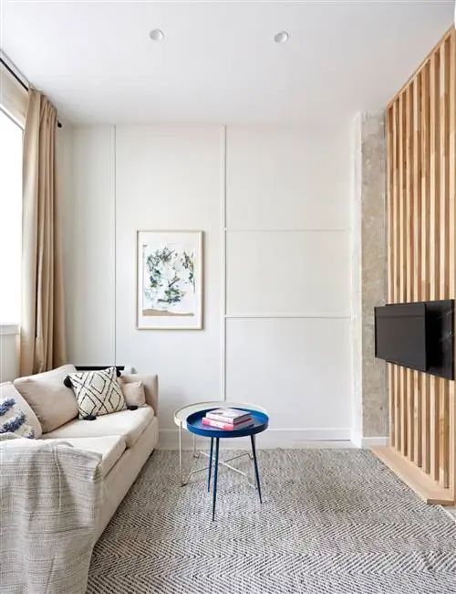Небольшие апартаменты Эта квартира площадью 27 м2 в Мадриде имеет кухню, которая получает приз за цвет