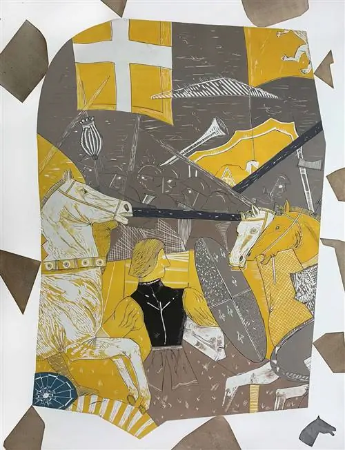 Miki Leal Storia della Vera Croce I. Benveniste Contemporary Gallery