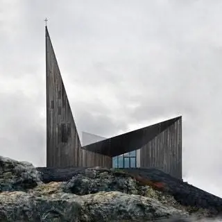 Работа исследования, основанного в Oslo Reiulf Ramstad Architects, церковь была построена с учетом естественной среды и…