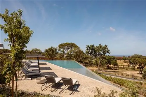 Дизайн бассейна на природе