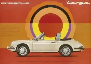 Реклама Porsche 911 Targa 1967 &copy; Архив компании Porsche AG