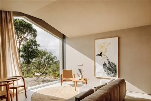 Дизайнерский номер с видом на загородную местность