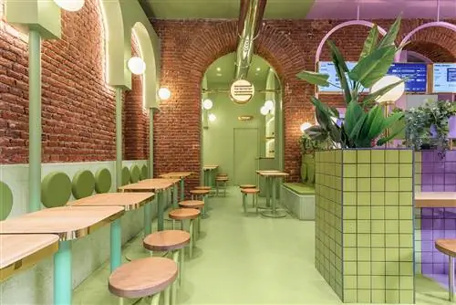 Первый ресторан Masquespacio в Милане