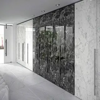 Красота камня и мрамора полностью реалистична в дизайнах «Восточный черный» и «Восточный белый»