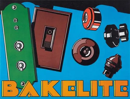 старинный бакелитовый постер