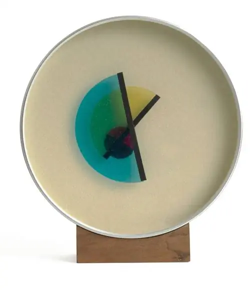Bruno Munari Ora X Час X для датчанина 1963 года. Алюминиевый пластик и деревянная основа 22 см x 20 см. Особая коллекция…