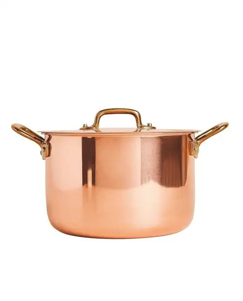 Медный горшок с оловянным интерьером от Zara Home