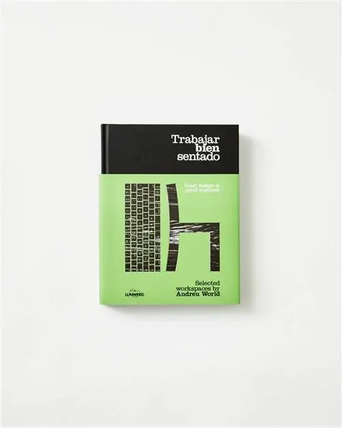 обложка книги черного цвета с белым стулом