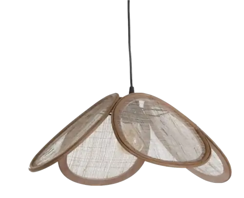 Потолочный светильник из натурального волокна от Miv Interiores в Maisons du Monde