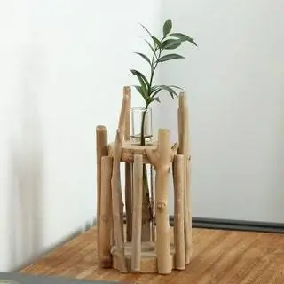 деревянная ваза