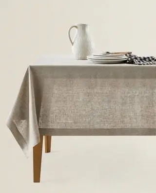 Zara Home льняная скатерть