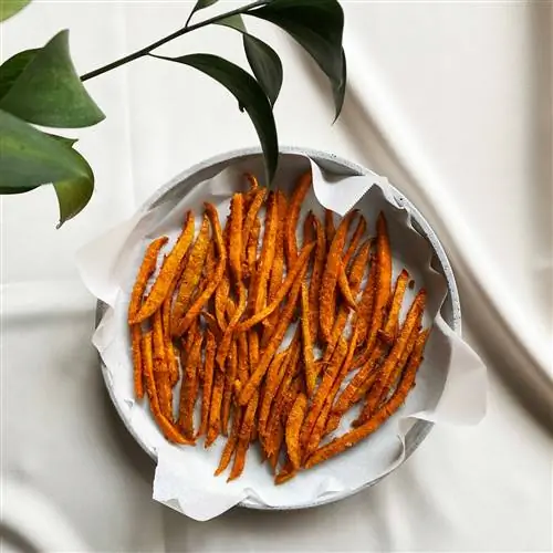 РЕЦЕПТЫ С ДИЗАЙНЕРСКИМ ЧИПСОМ ИЗ СЛАДКОГО КАРТОФЕЛЯ от Adrin Salvador