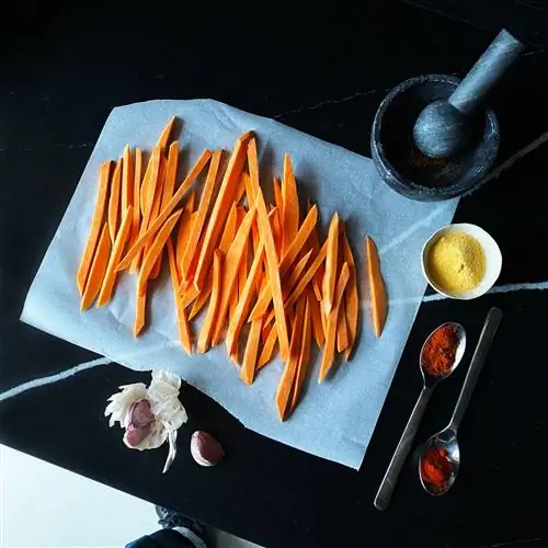 РЕЦЕПТЫ С ДИЗАЙНЕРСКИМ ЧИПСОМ ИЗ СЛАДКОГО КАРТОФЕЛЯ от Adrin Salvador