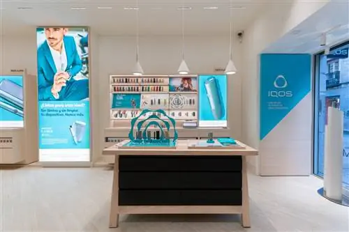 Теплый минимализм с цветовыми оттенками в новом магазине IQOS в Фуэнкаррале
