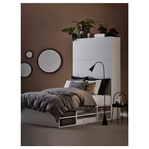 платсаконструкциякроватьхранениебелая Ikea