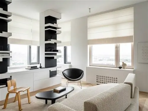 Ле Корбюзье и БАУХАУС делят квартиру площадью 74 м² в Москве