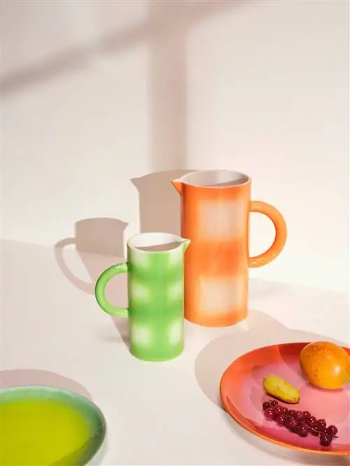 India Mahdavi x HM Home Gradient Тарелки Клетчатые кувшины India Mahdavi x HM Home Gradient Тарелки Клетчатые кувшины
