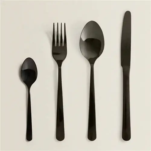 TREND ALERT BLACK Столовые приборы на СТОЛЕ
