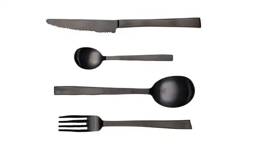 TREND ALERT BLACK Столовые приборы на СТОЛЕ