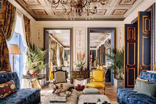 Вид на один из залов дворцового дома в Шиадо-де-Витербо ID