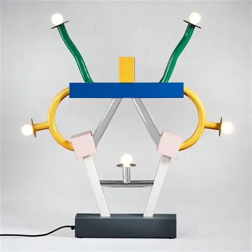 Лампа Ashoka от Этторе Соттсасса, 1981 год