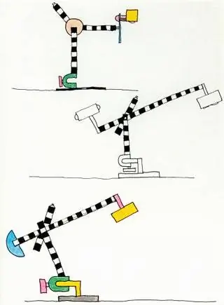 Эскизы ламп Микеле де Лукки, 1981 год