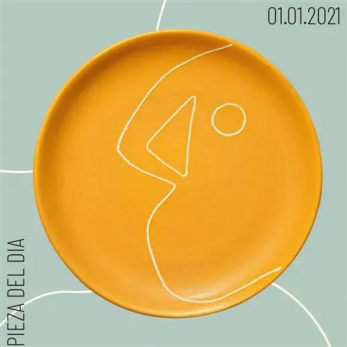 Тарелка 'Cl' Марты Баковски для Maison Matisse LIGHT MUSIC AND COLOR