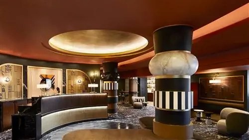 Дань стилю Мемфиса в парижском отеле