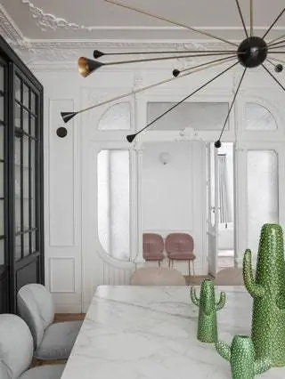 Освещение всего дома решено светильниками Vibia Floss Louis Poulsen Tom Dixon и некоторыми предметами…