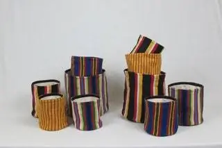 Корзина из канареечной ткани Eturel