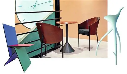 Стул Verner Vilbert и органический табурет W. W. для Vitra и легендарное кресло Costes для Driade от Филиппа Старка