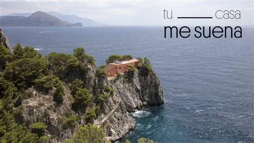 На выставке представлена мебель от CASA MALAPARTE, где Годар снимал «Эль Десречо»