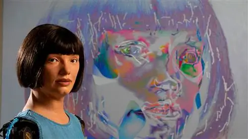 AI-DA ROBOT ARTIST открывает выставку в МУЗЕЕ ДИЗАЙНА в ЛОНДОНЕ