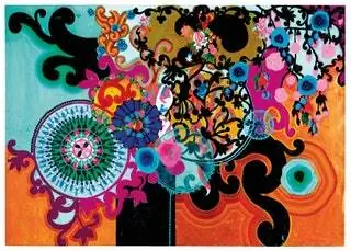 O peixe 1996-1997. Холст, акрил