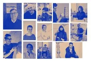 Плакат с изображением тринадцати экспертов, участвующих в инициативе Плакат с изображением тринадцати экспертов, участвующих в инициативе