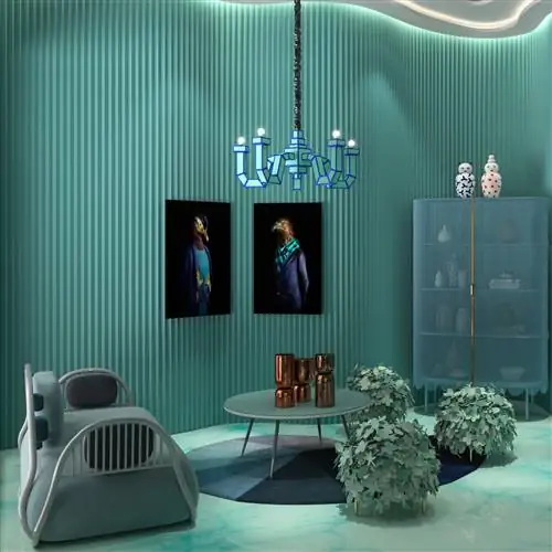 Когда сюрреализм входит в дом Blue Epiphany in Wonderland