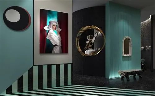 Когда сюрреализм входит в дом Blue Epiphany in Wonderland
