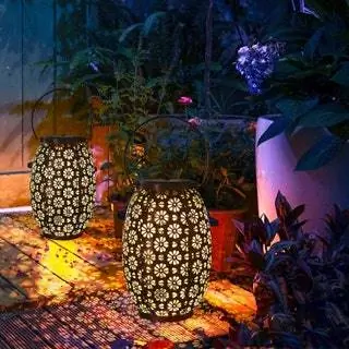 Солнечные садовые светильники Die-Cut Lantern