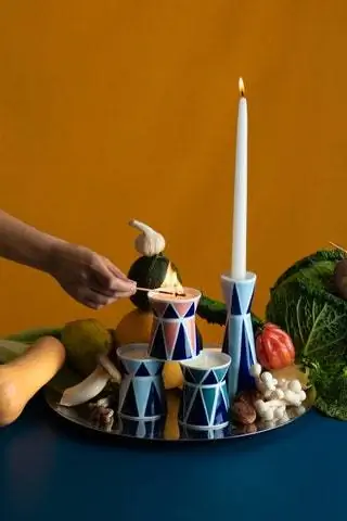 Подсвечник и подсвечник 'Треугольный Селеста&39