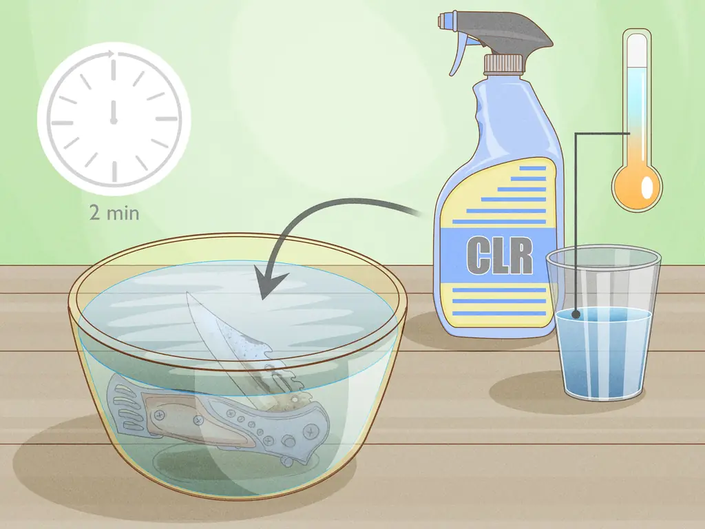 3 способа очистки карманного ножа от ржавчины