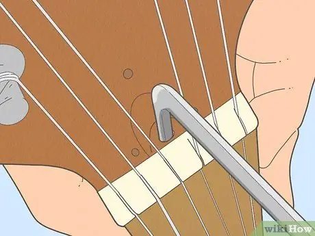 Регулировка анкерного стержня на гитаре Шаг 6