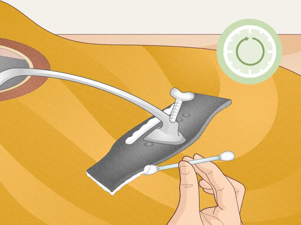 Простые способы починки гитарного бриджа: 13 шагов (с изображениями)