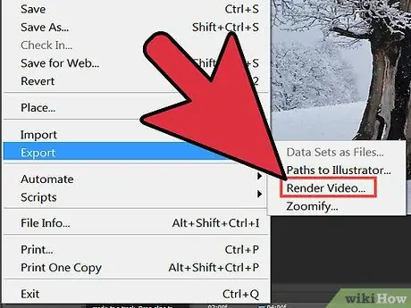 Создание видео в Photoshop. Шаг 3