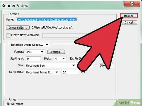 Создание видео в Photoshop. Шаг 4
