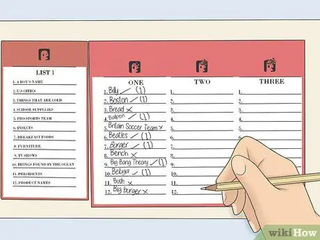 Играть в Scattergories Шаг 8
