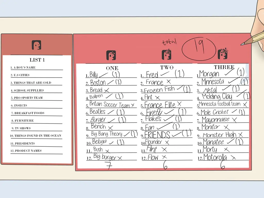 Как играть в Scattergories: 11 шагов (с картинками)